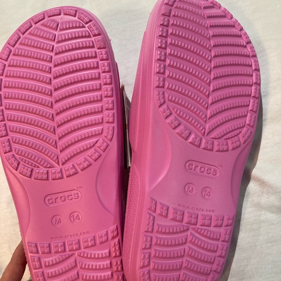 Pink Crocs, Iconic Comfort Sandals, size 14, NWT! main image 5